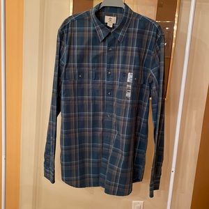 Timberland cotton plaid shirt size XL new with a tag,